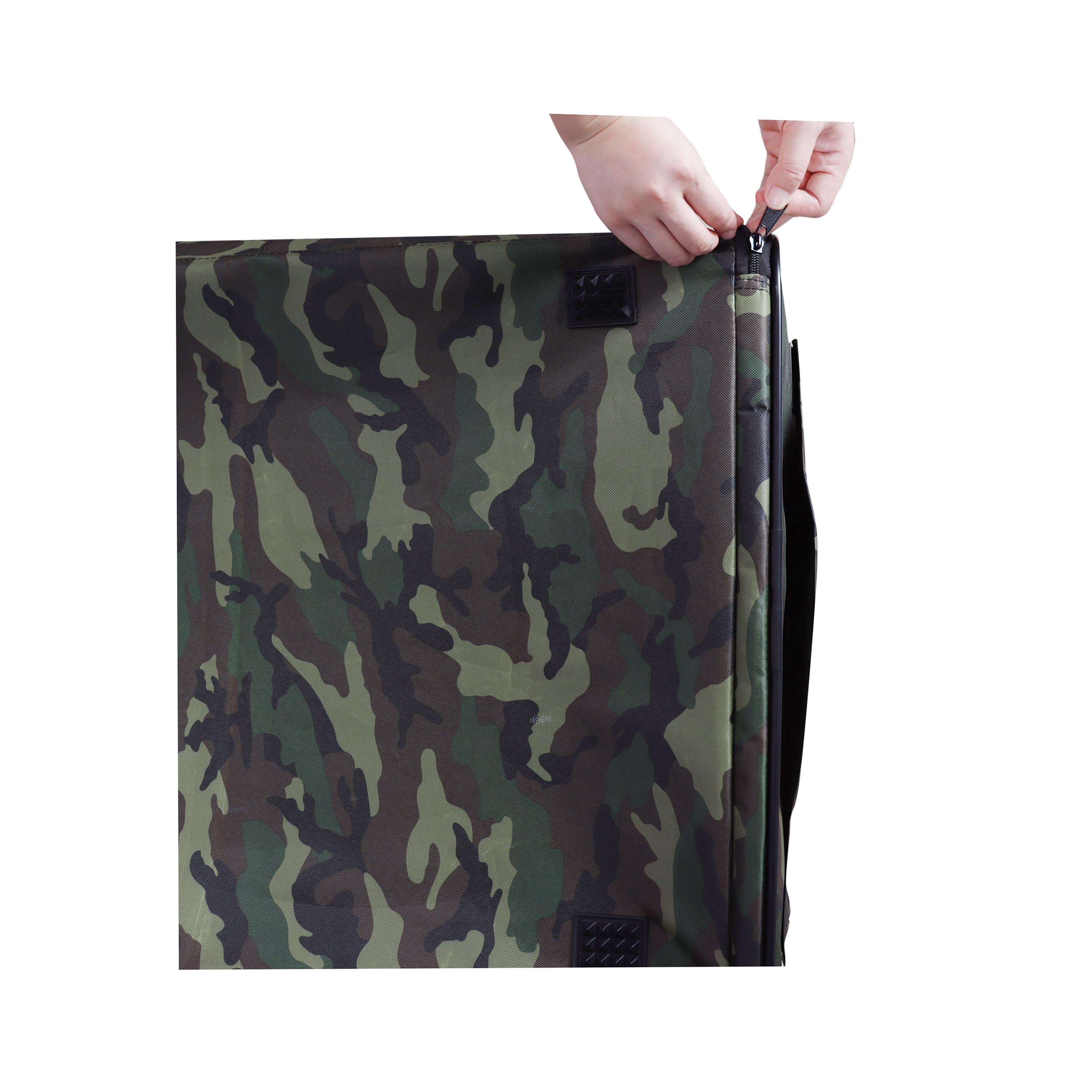 Foldable Soft Crate (Available in 18" to 43") Forest Green Camo