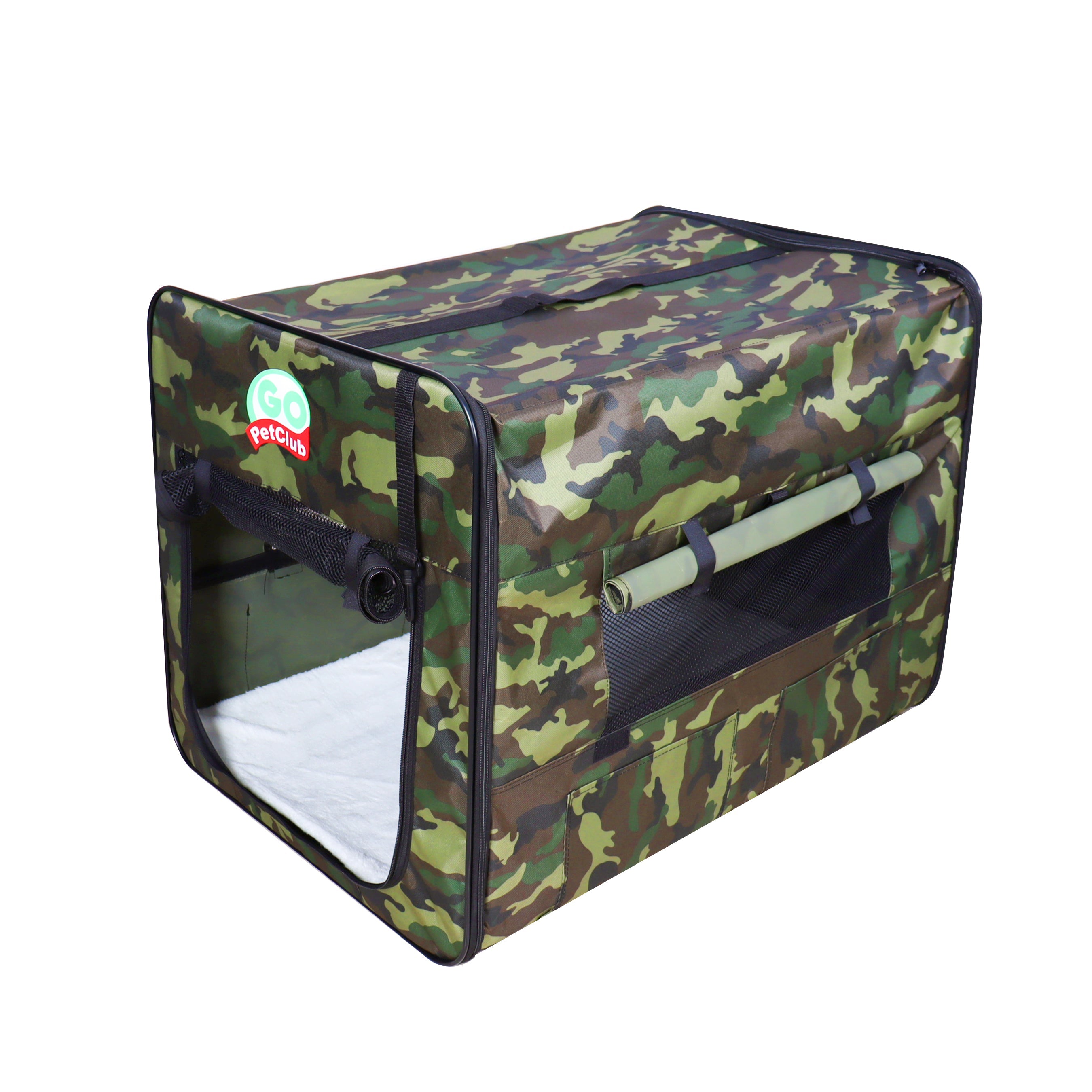 Foldable Soft Crate (Available in 18" to 43") Forest Green Camo