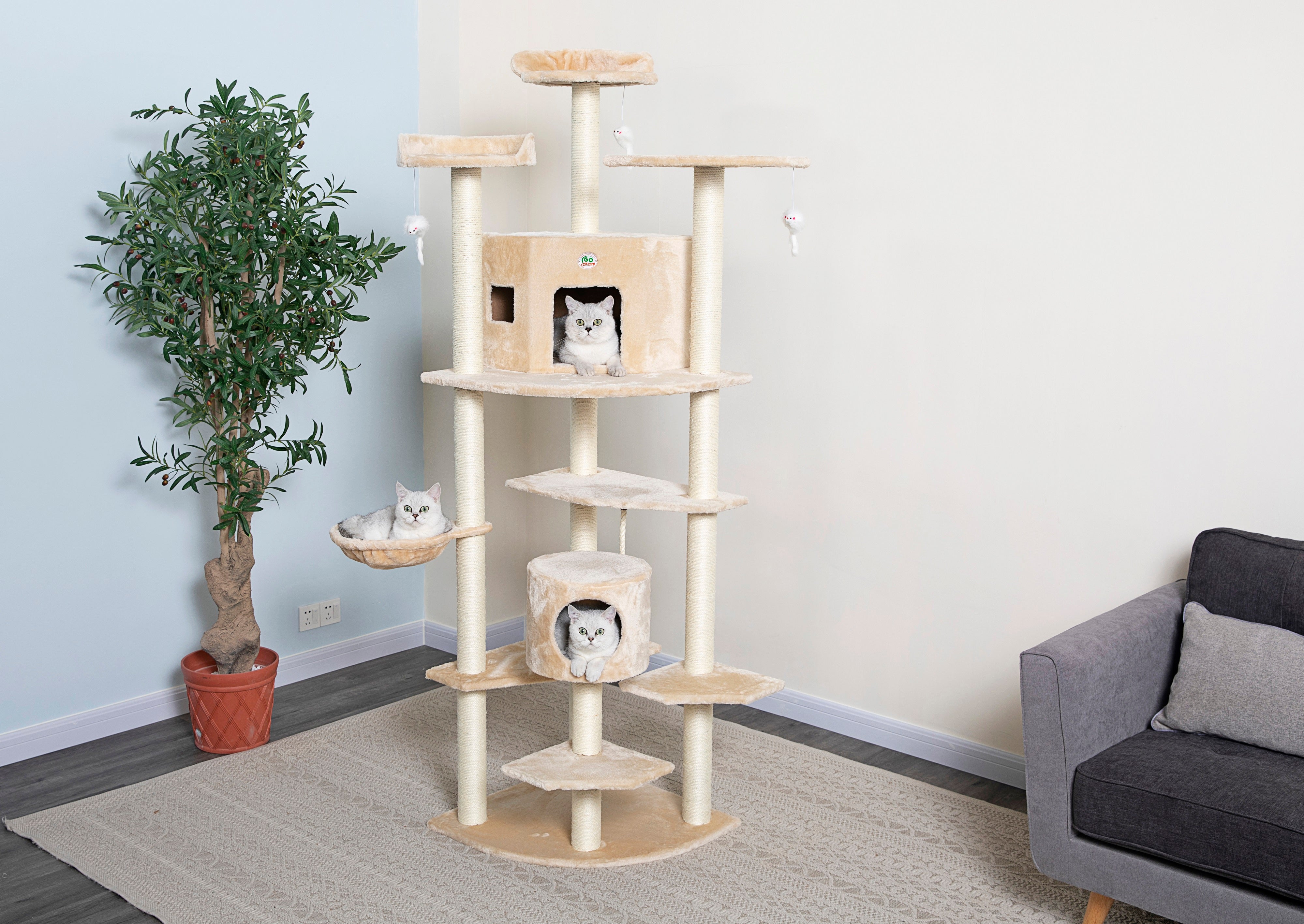 80" Cat Tree Condo [*]