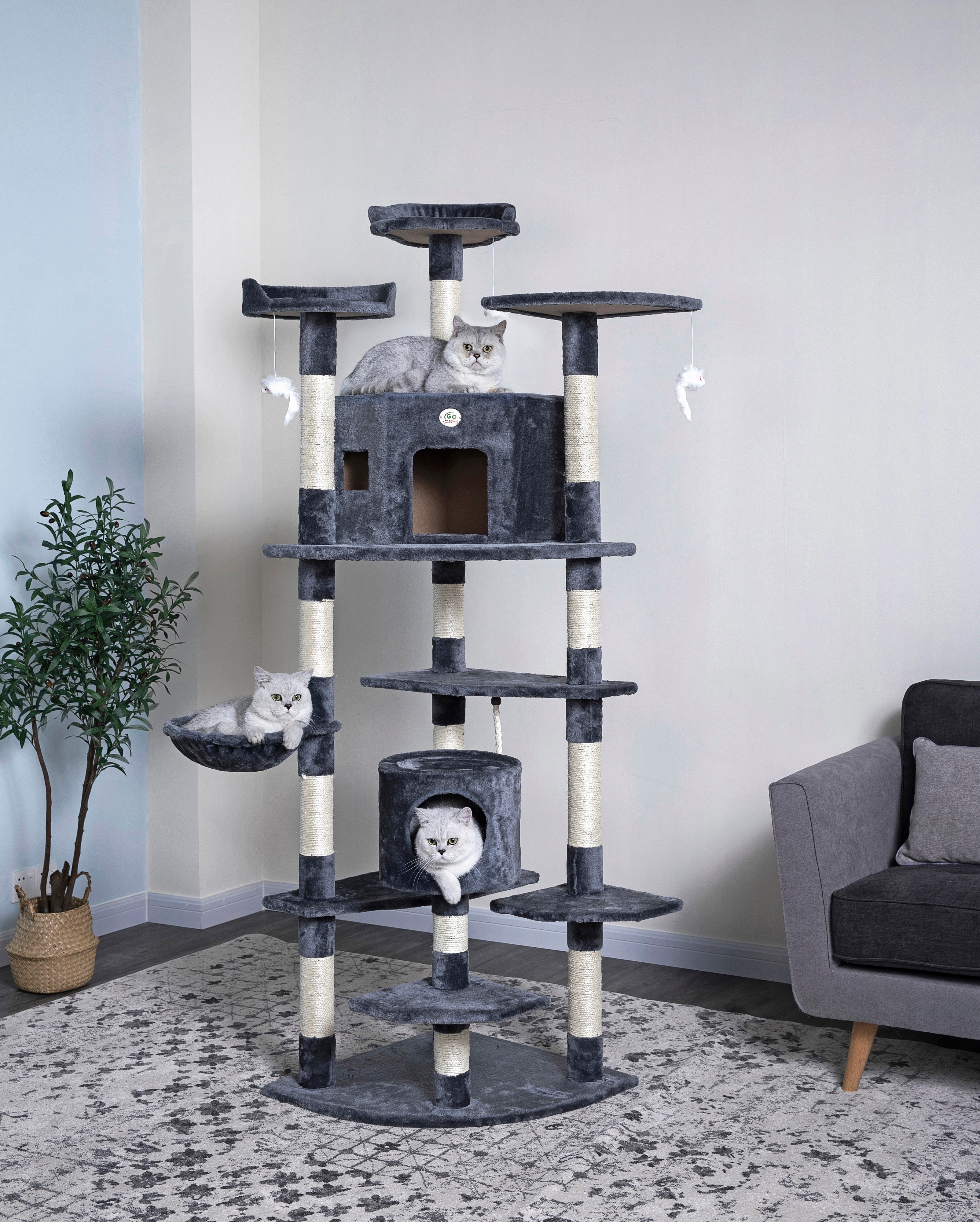 80" Cat Tree Condo [*]