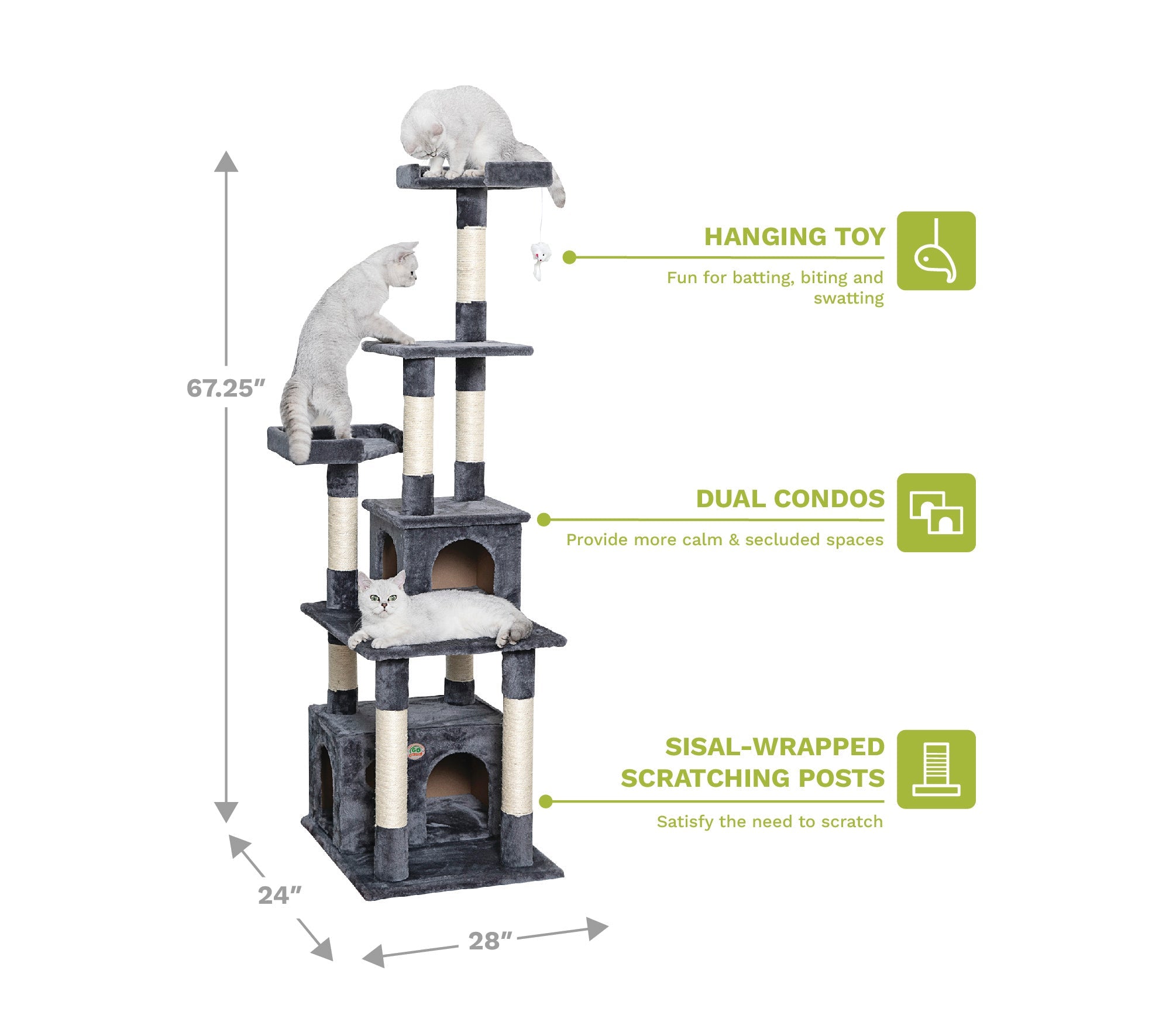 67" Cat Tree Condo [*]