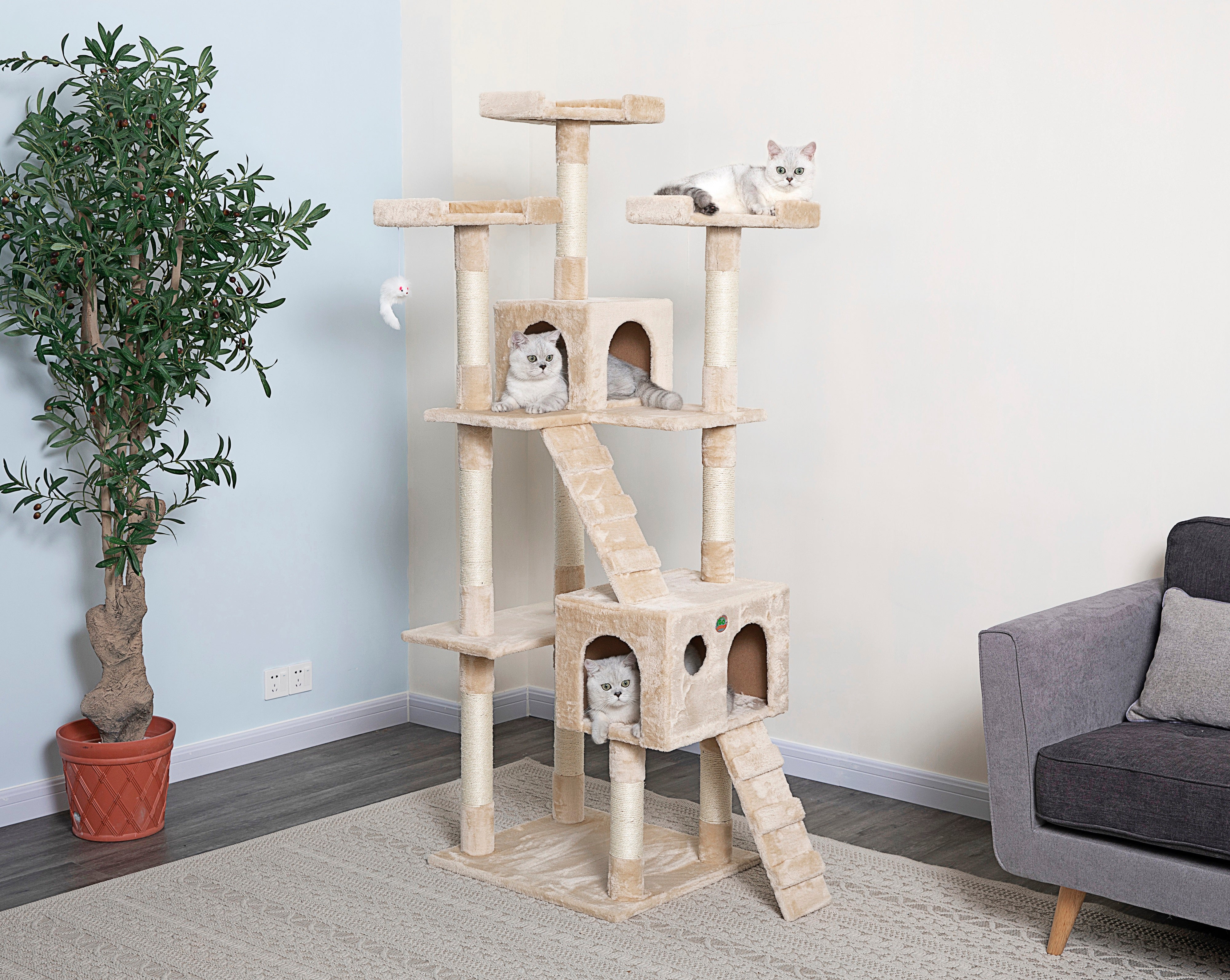 72" Cat Tree Condo [*]