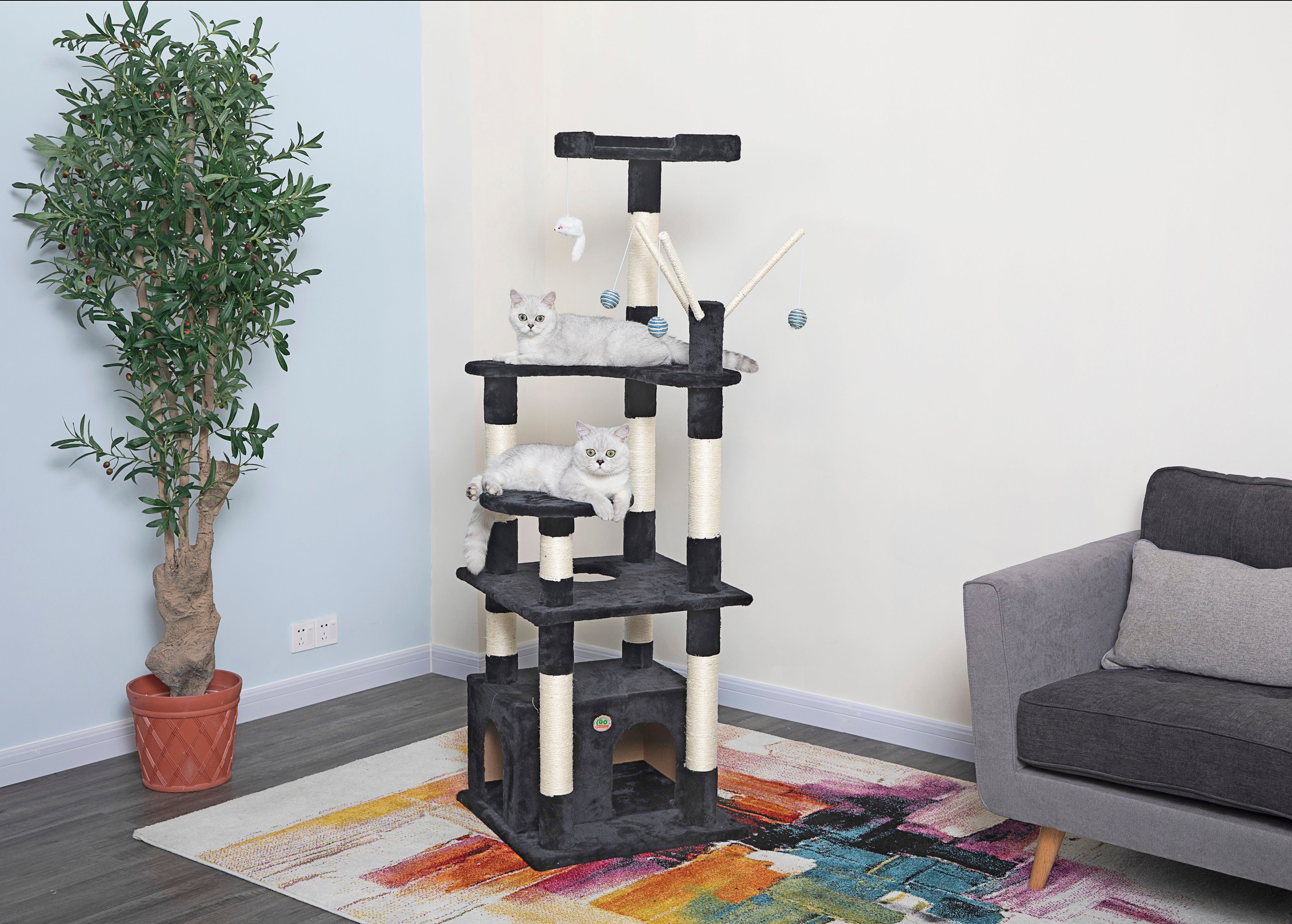 66" Cat Tree Condo [F3031]