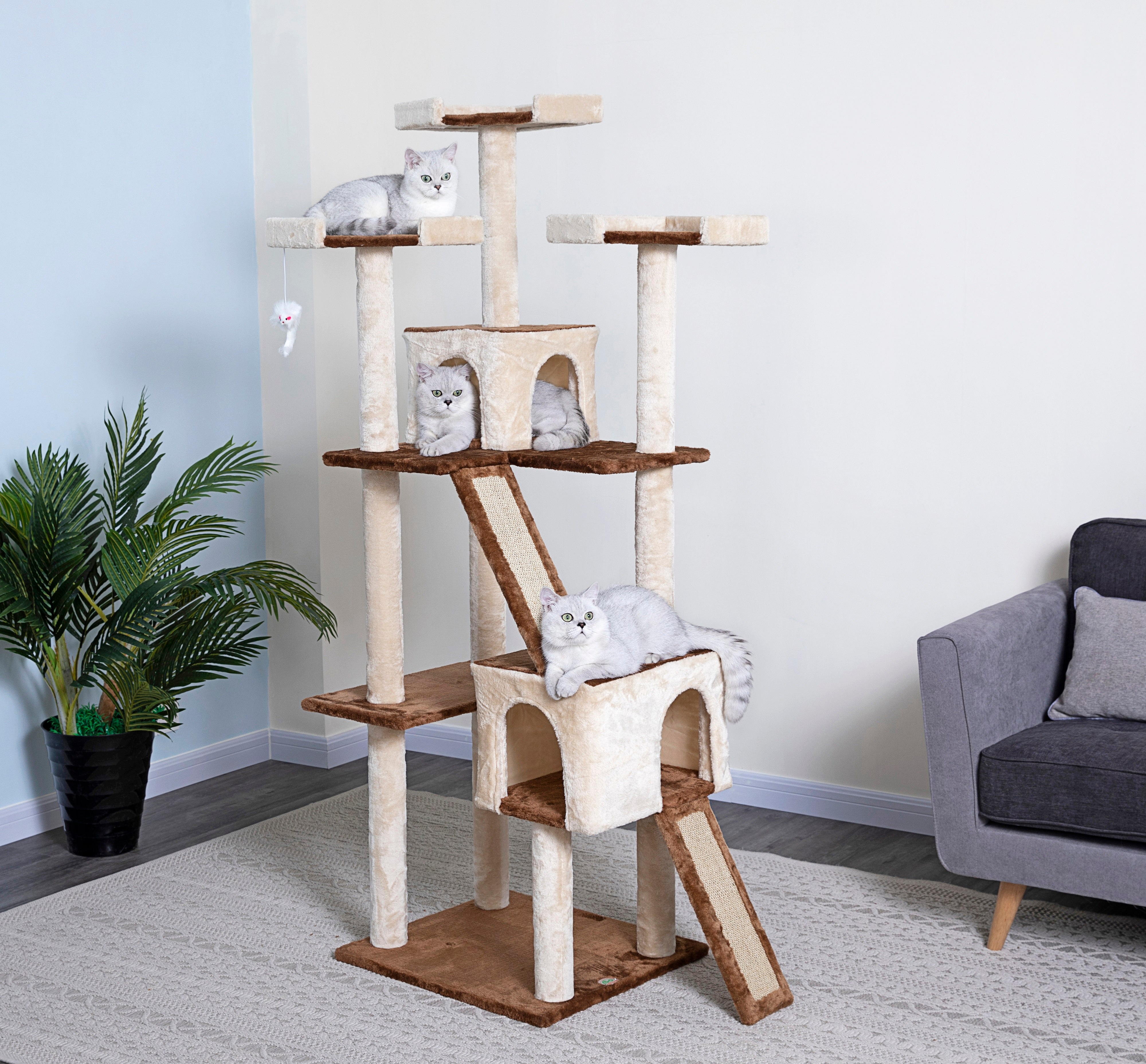 71” Kitten Cat Tree [*]