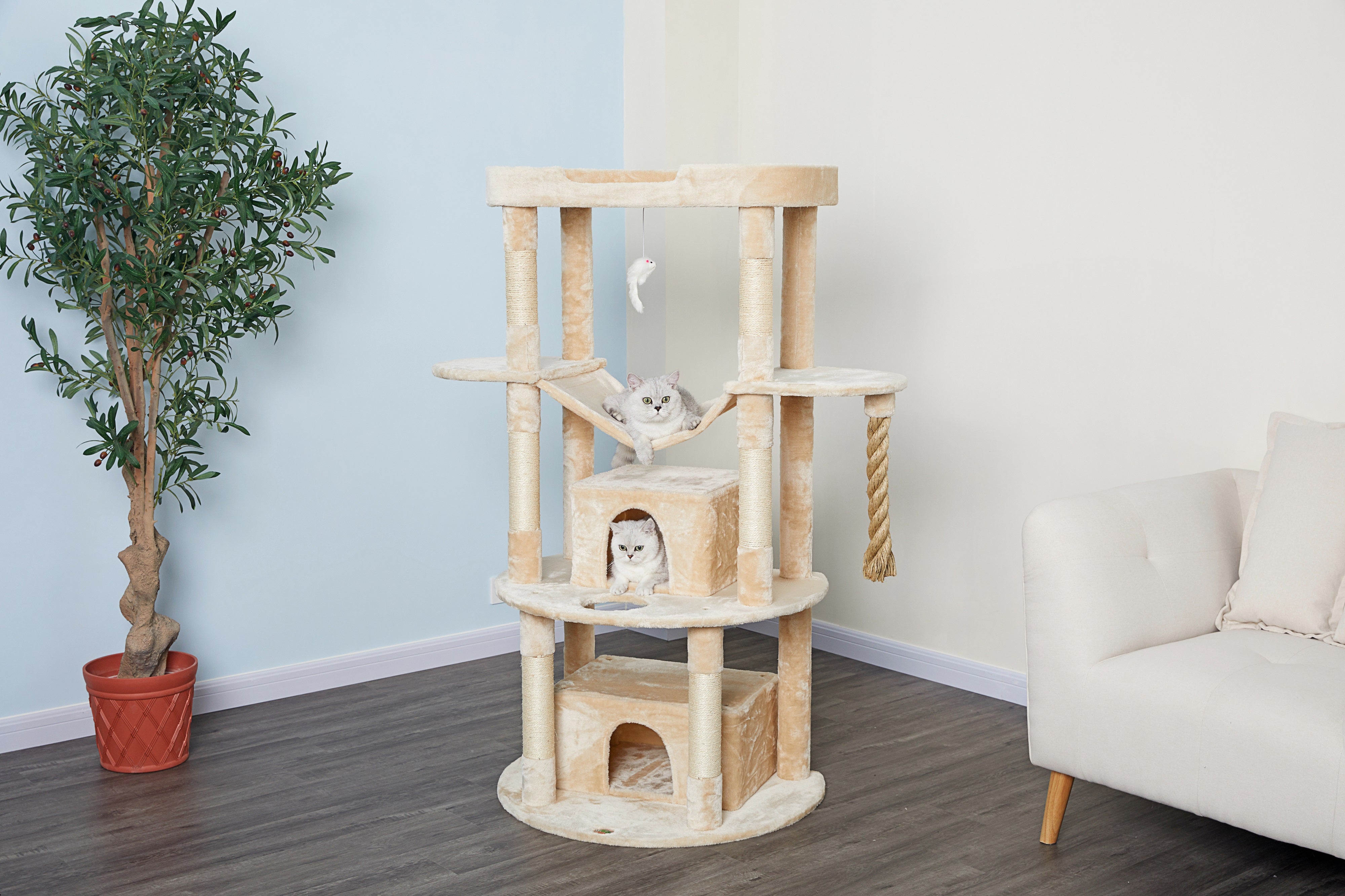 60" Jungle Rope Cat Tree [*]