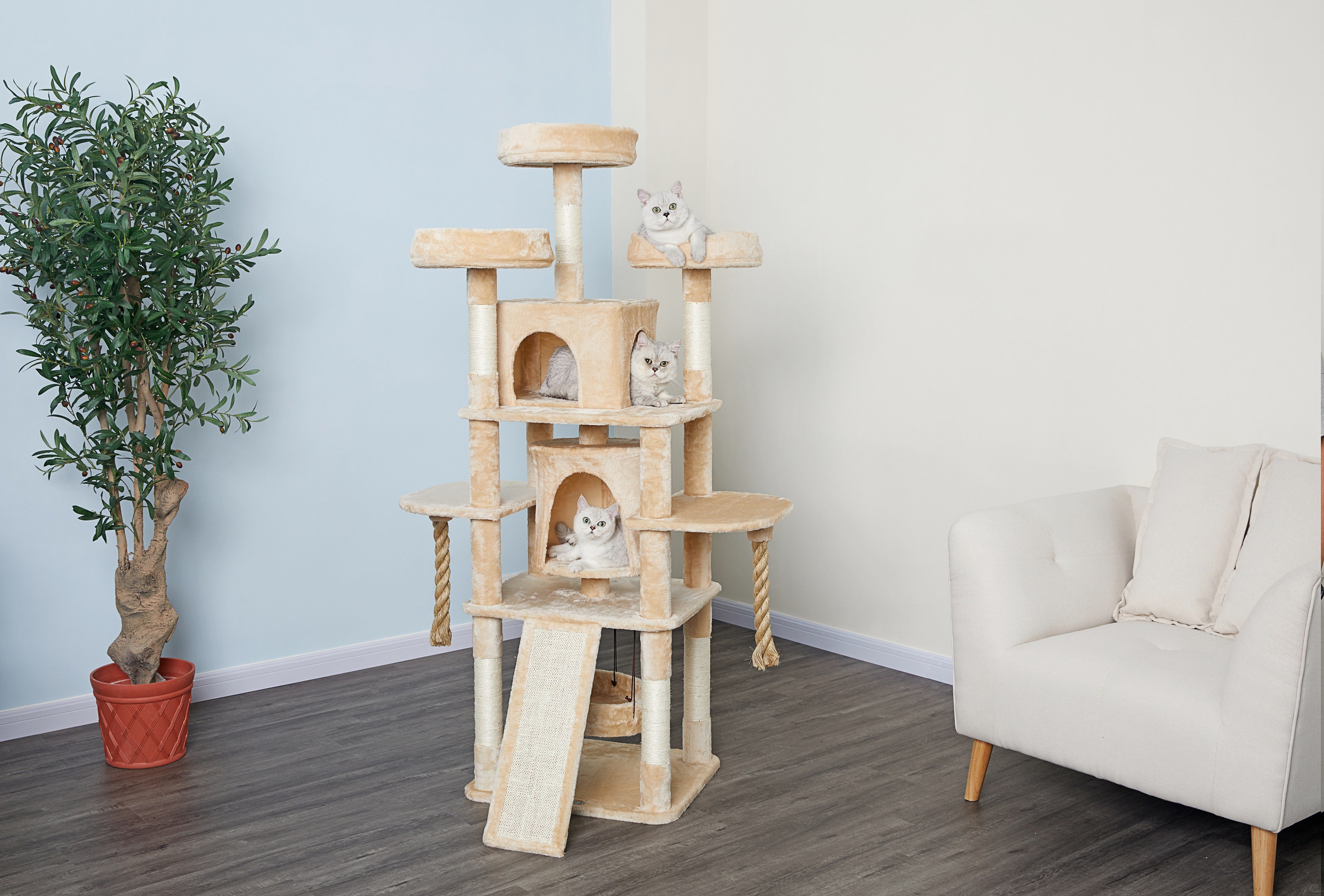 70" Jungle Rope Cat Tree [*]