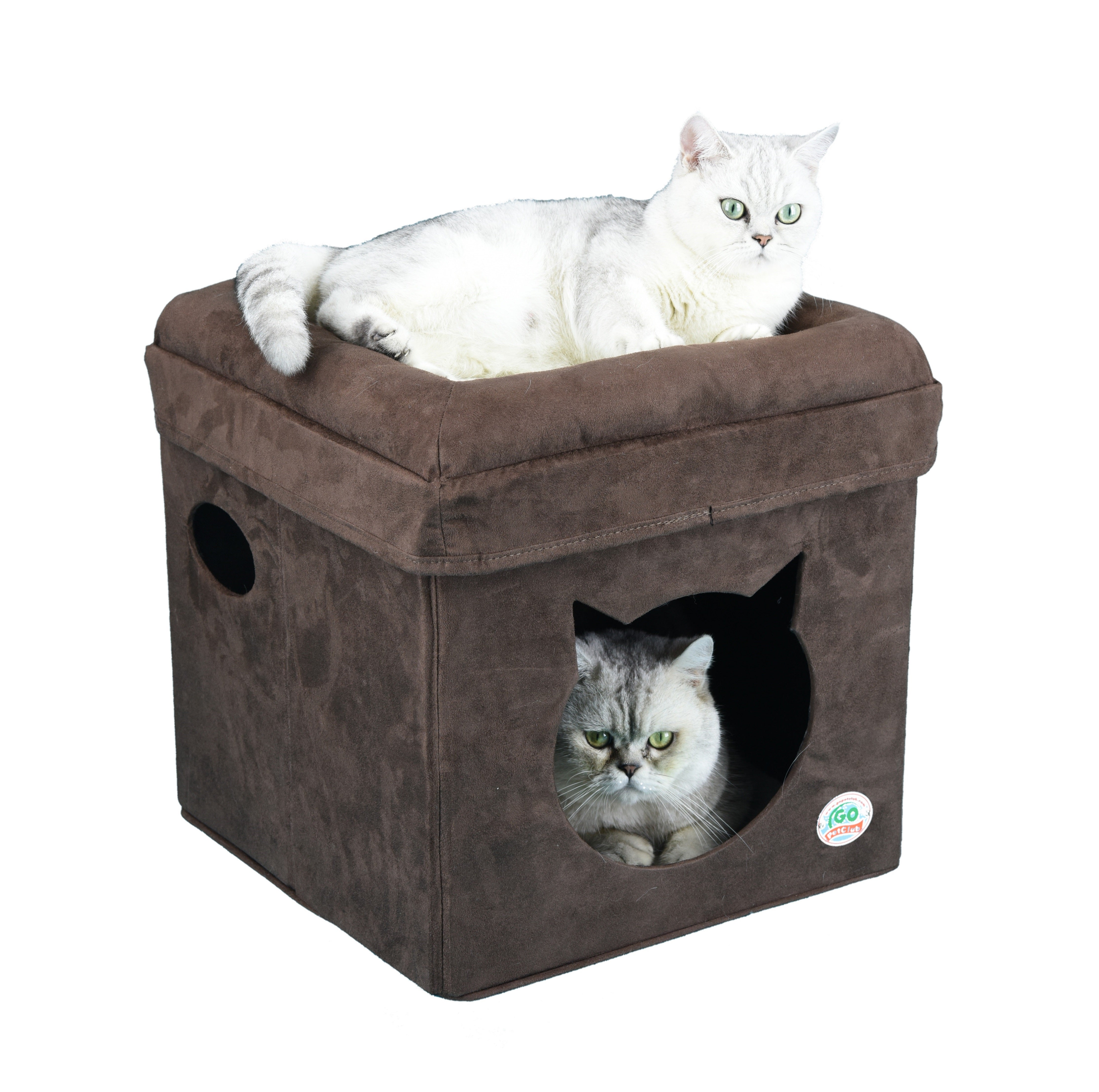 Comfy Cat Cube Bed (Cat Face) [*]