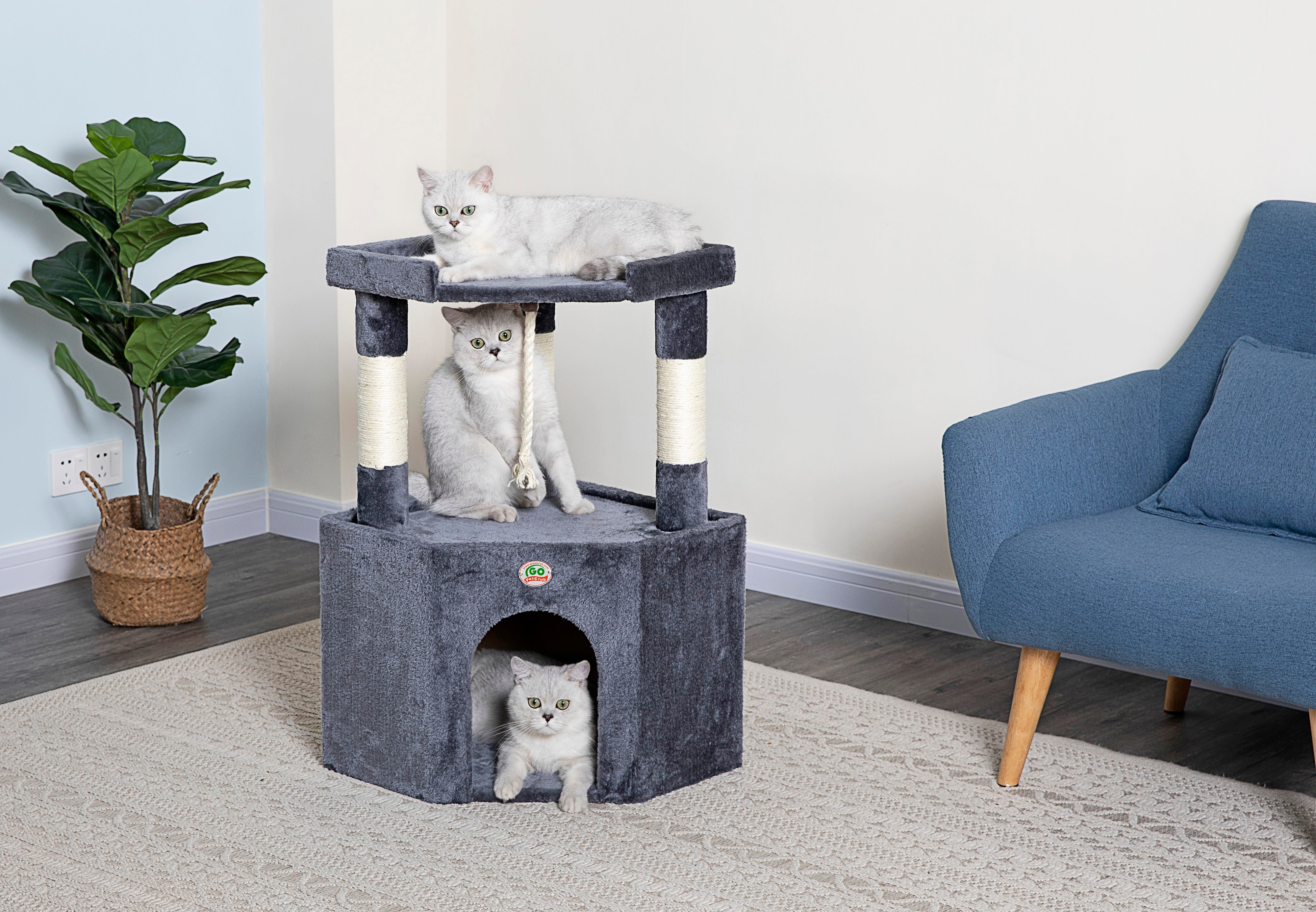 32" Cat Tree Condo [*]