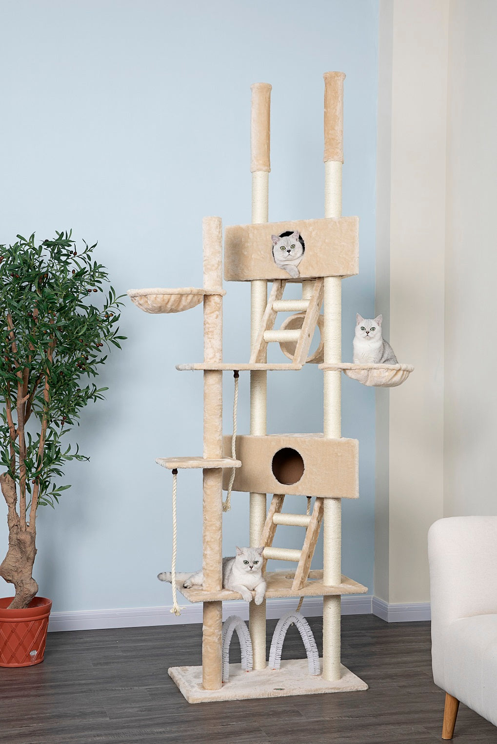 106" Cat Tree Condo Furniture [FC03]