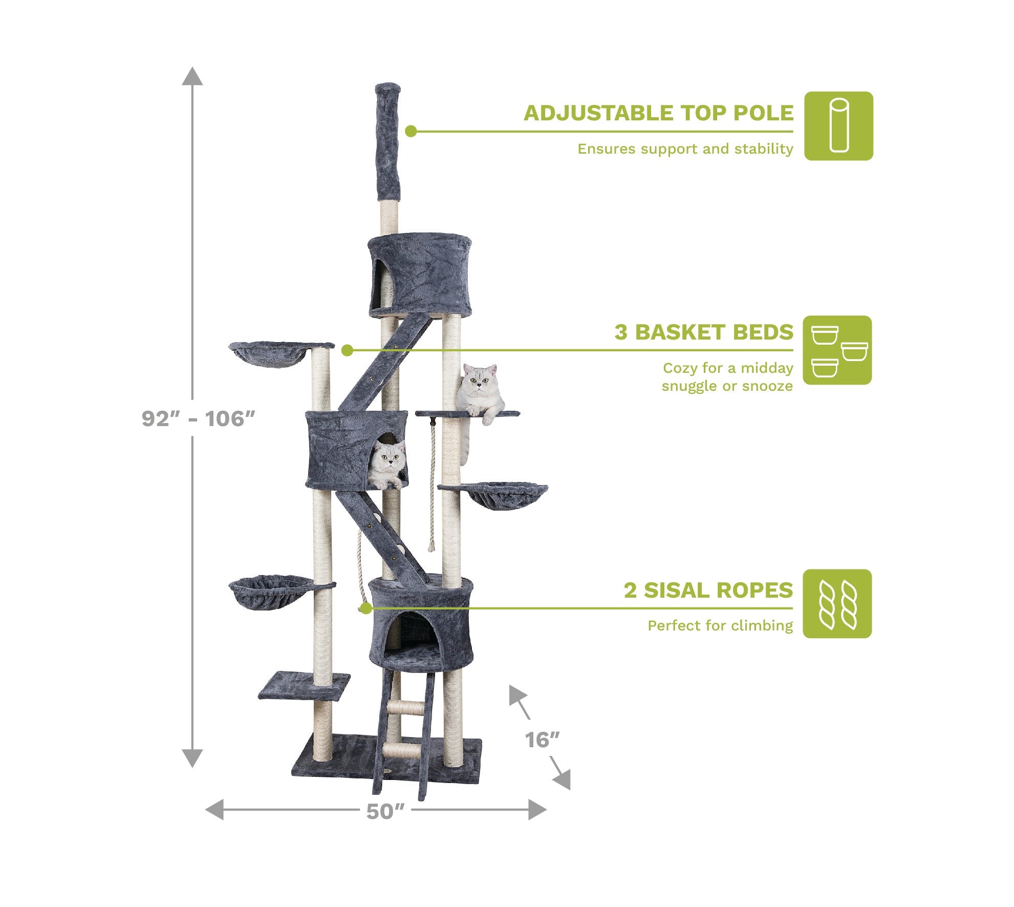 106" Cat Tree Condo [*]