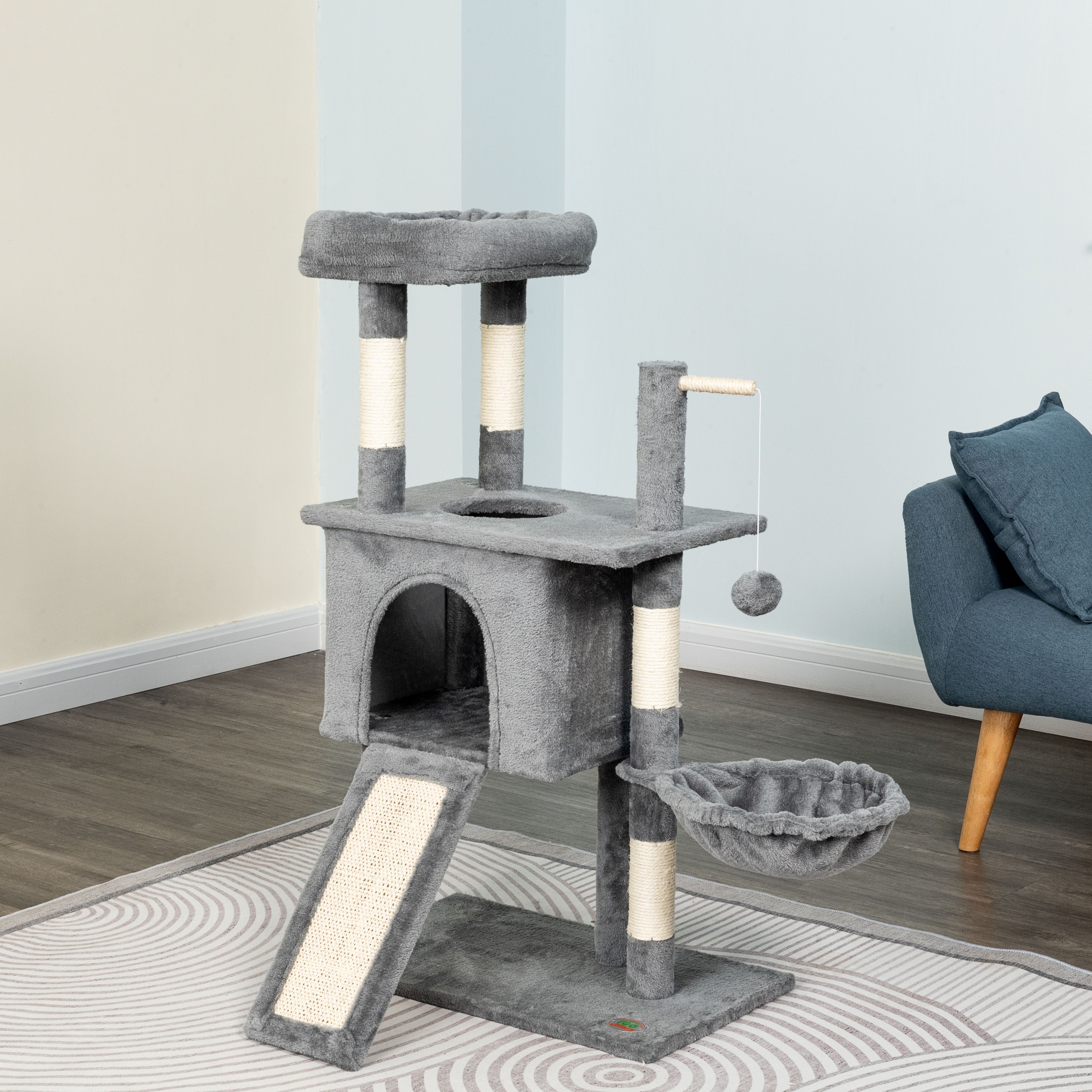 Everyday Value 38in Three Level Cat Tree Tower