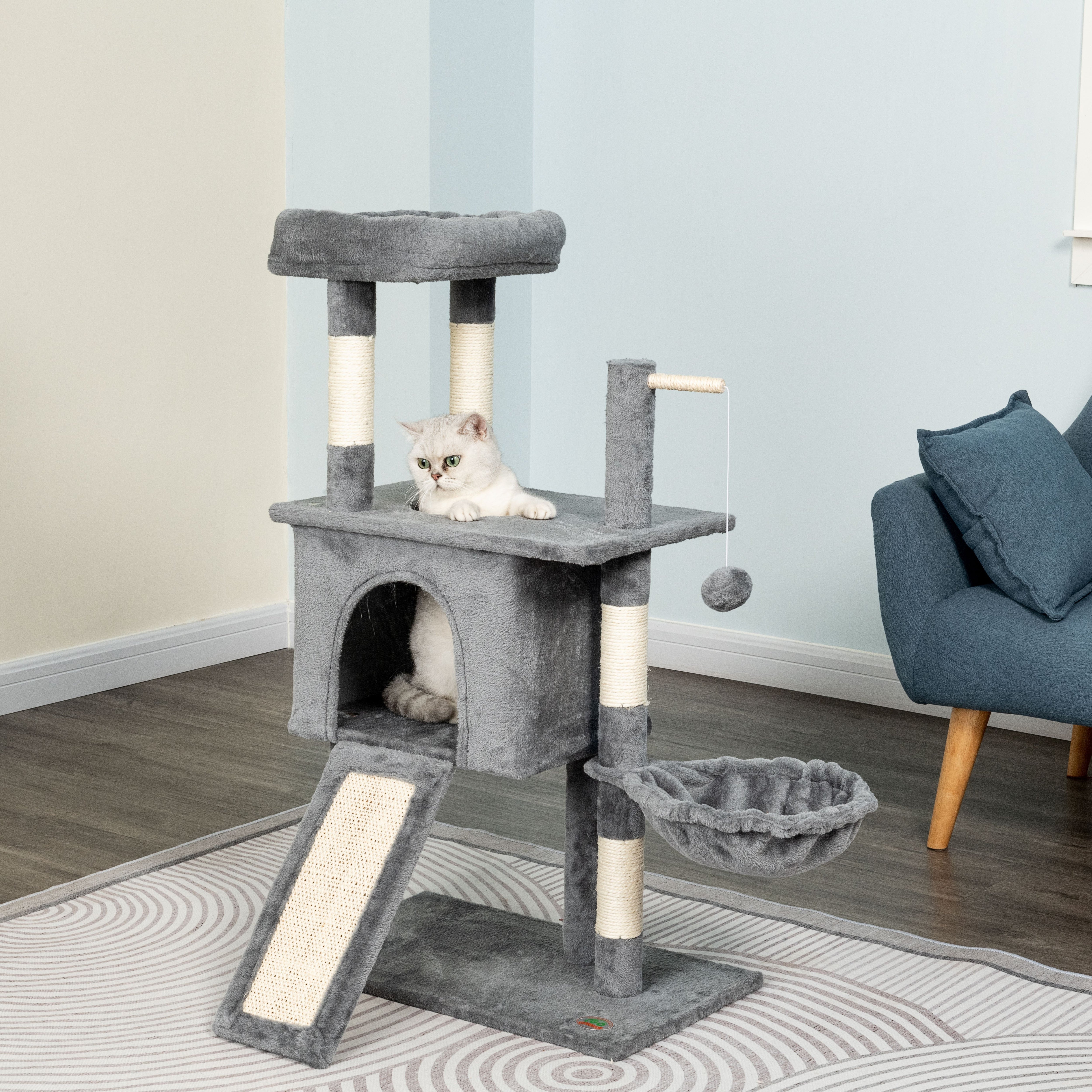 Everyday Value 38in Three Level Cat Tree Tower