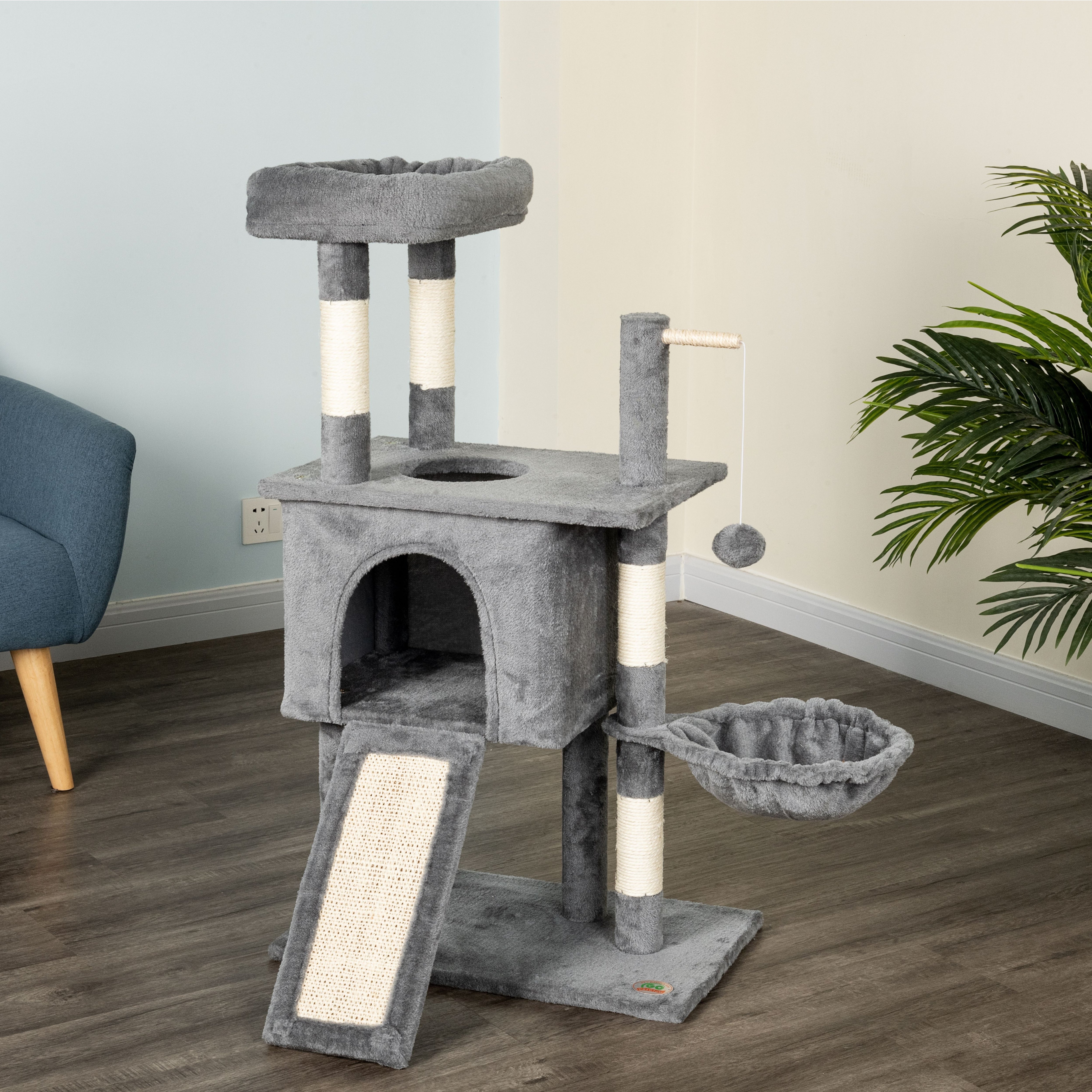 Everyday Value 38in Three Level Cat Tree Tower