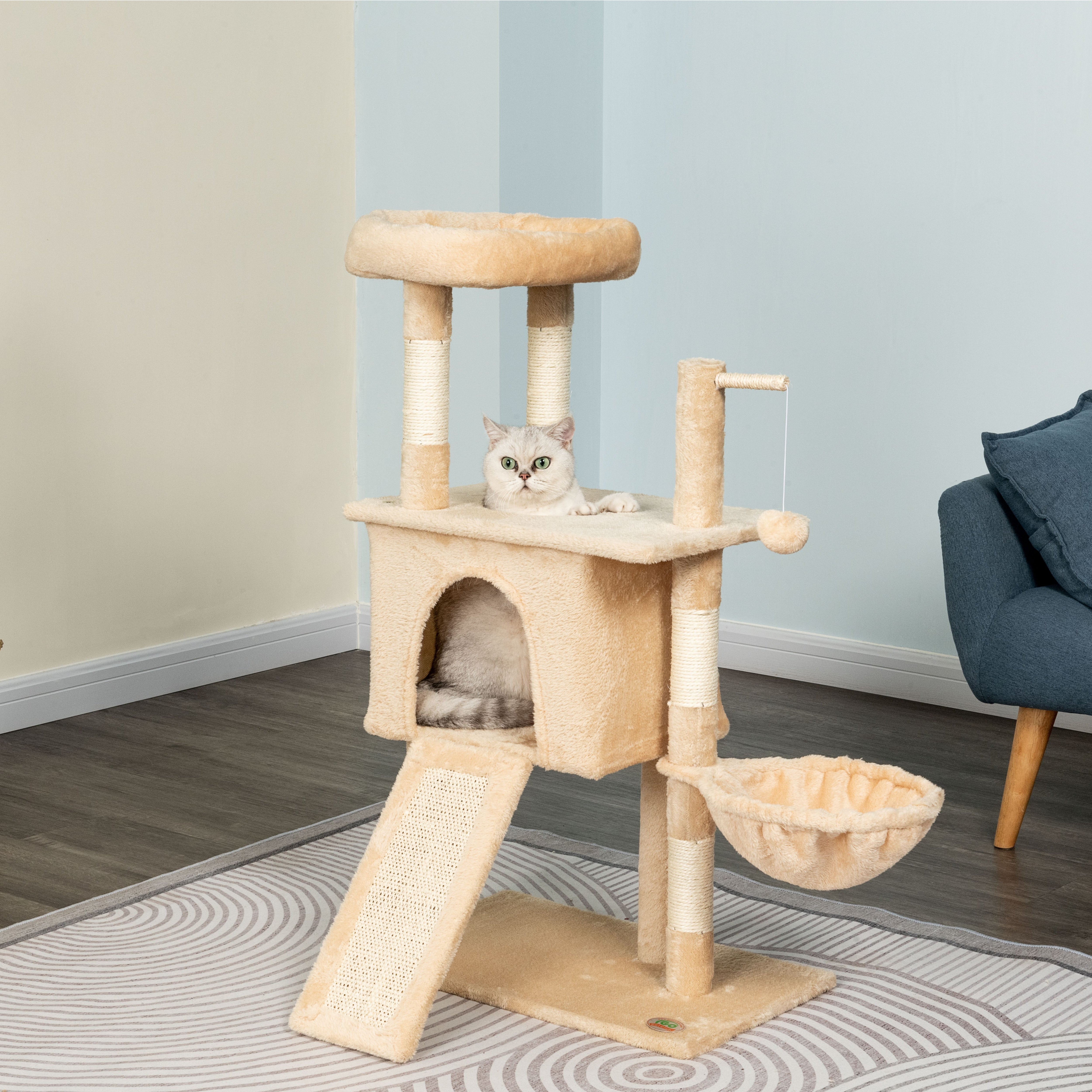 Everyday Value 38in Three Level Cat Tree Tower