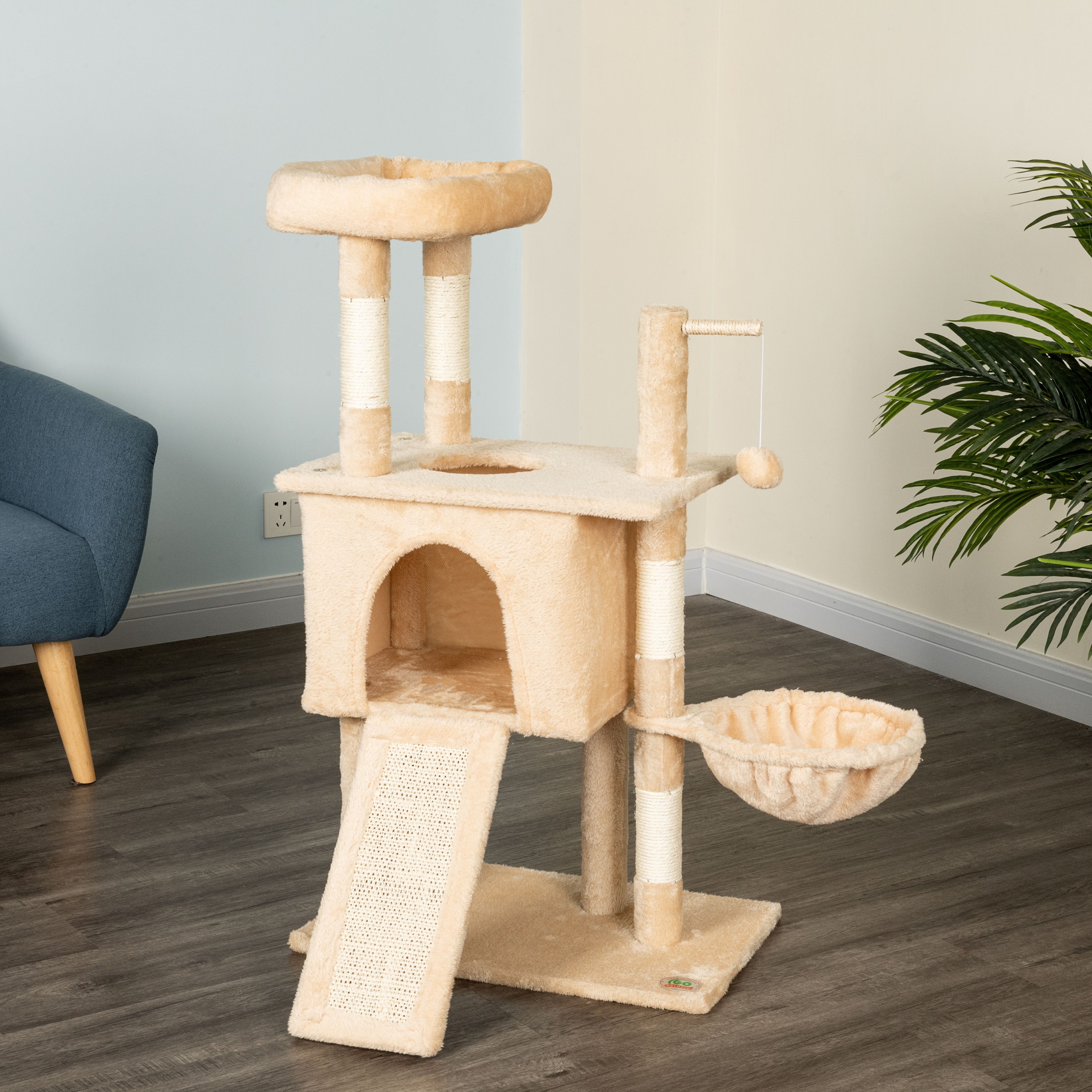 Everyday Value 38in Three Level Cat Tree Tower