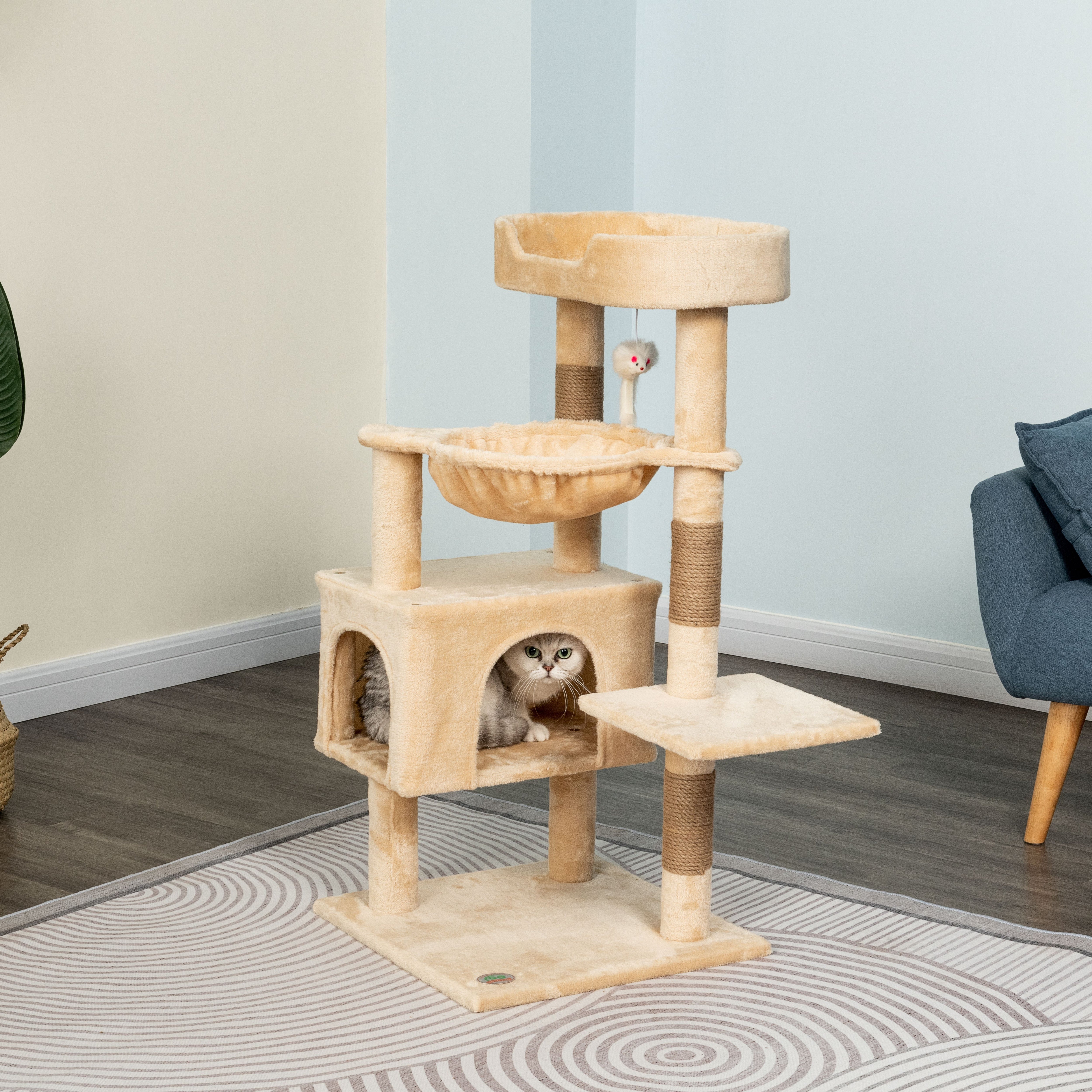 Everyday Value 37in Multi-Level Cat Tree Tower