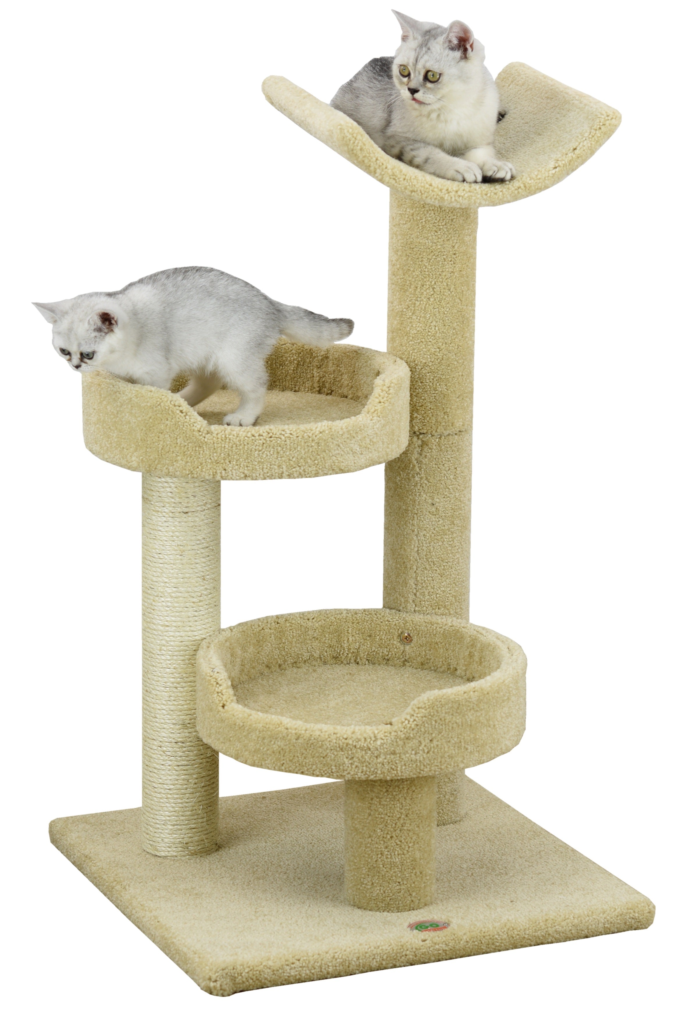 37” Premium Carpeted Cat Tree [LP-809]