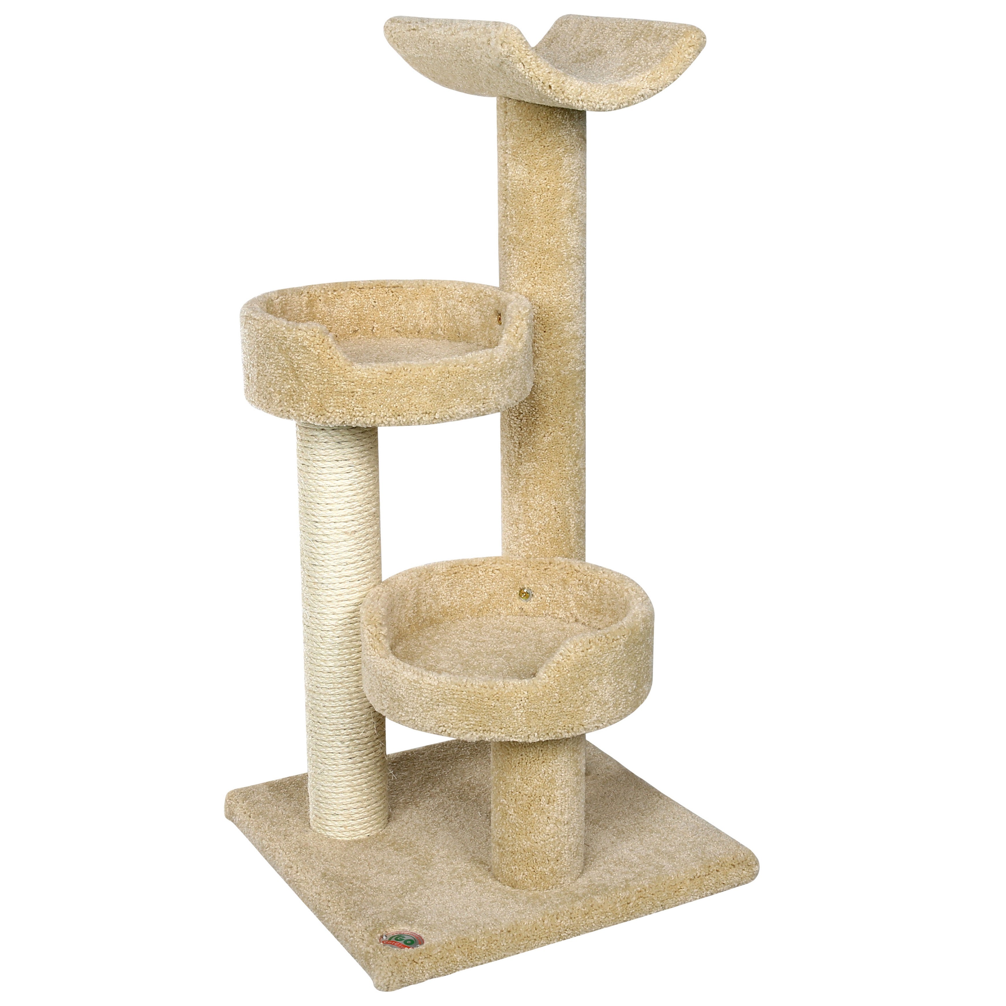 37” Premium Carpeted Cat Tree [LP-809]