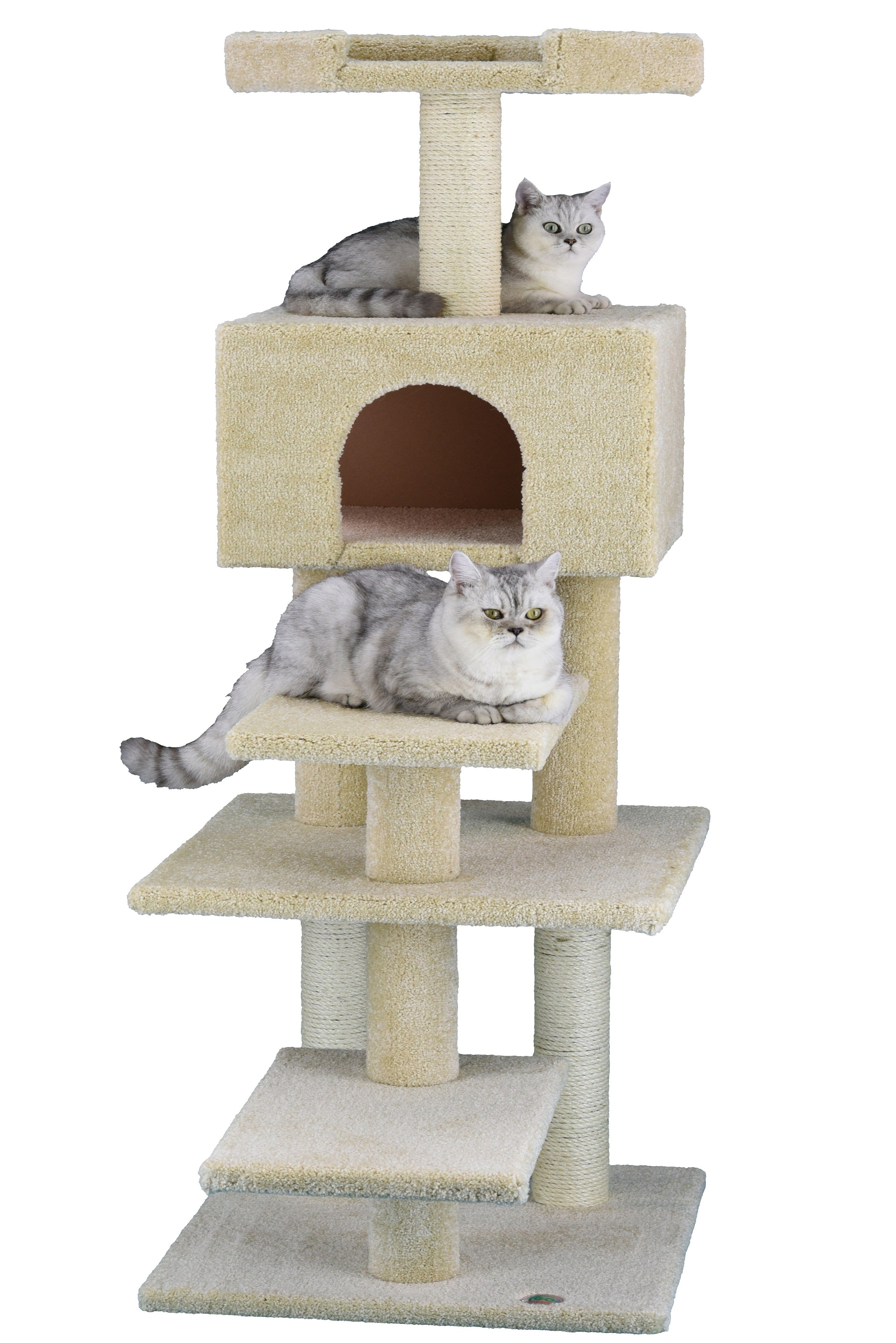 64” Premium Carpeted Cat Tree [LP-817]