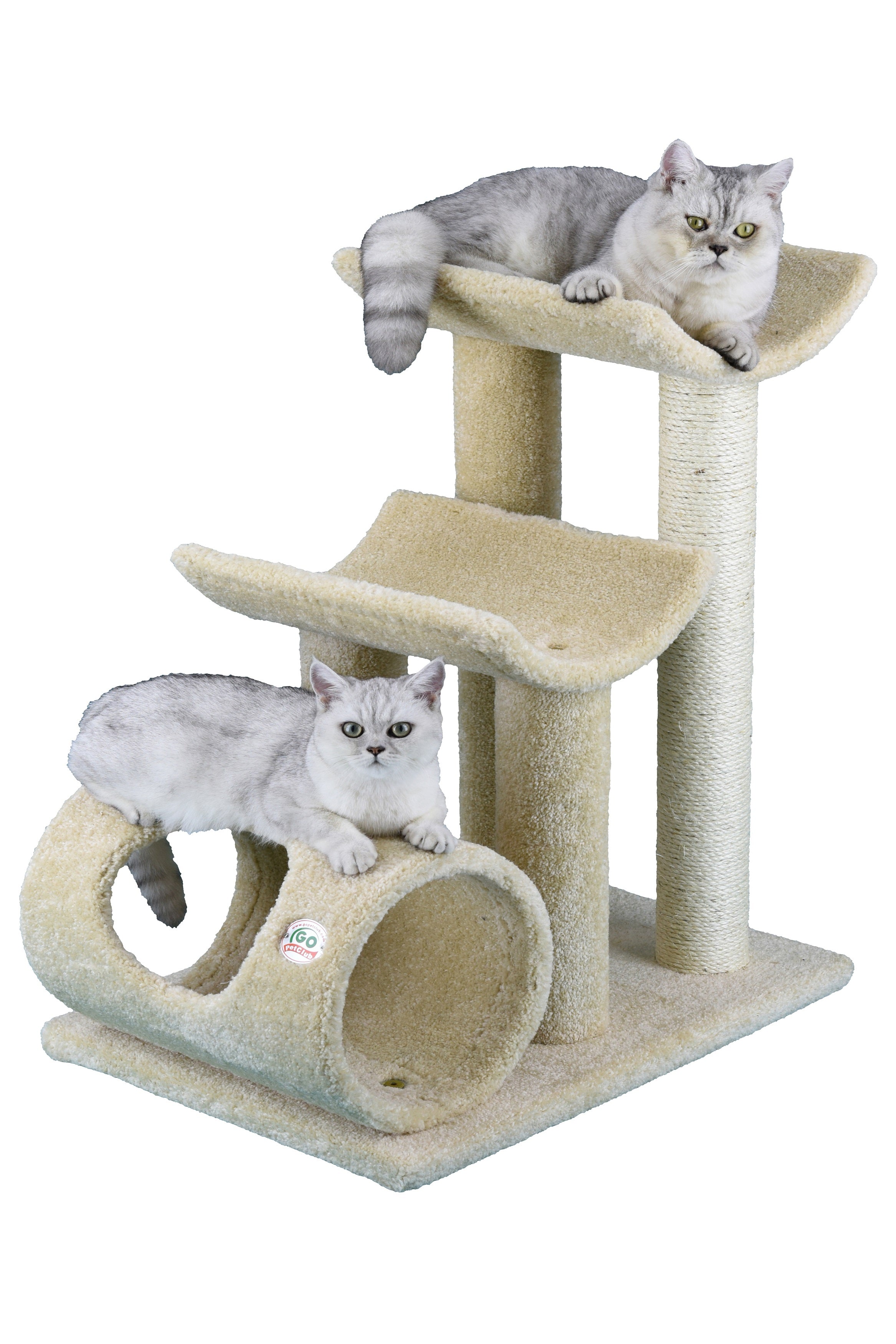 30” Premium Carpeted Cat Tree [LP-821]