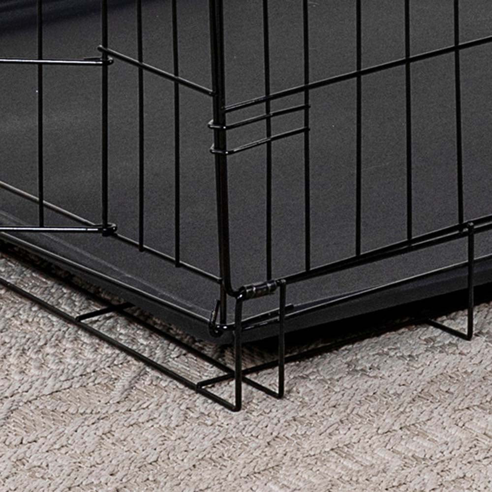 2 Doors Metal Dog Crate with Divider (Available in 24" to 54") [*]