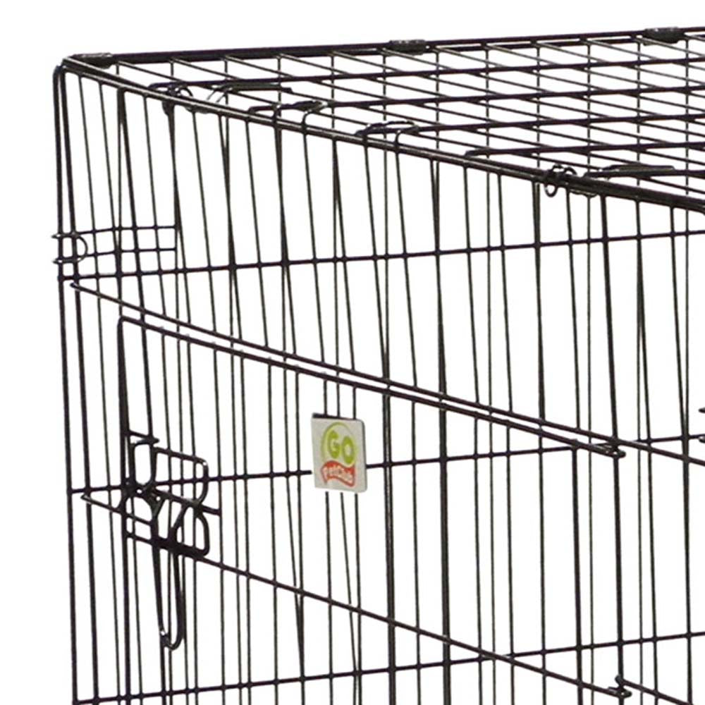 2 Doors Metal Dog Crate with Divider (Available in 24" to 54") [*]