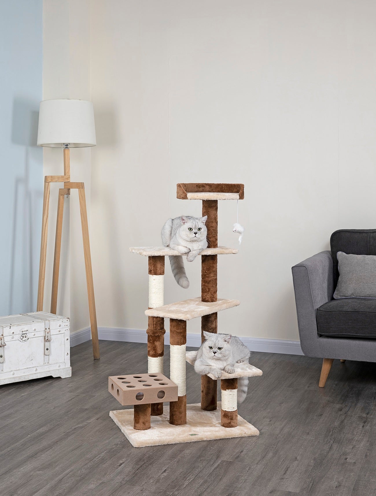 45” IQ Box Cat Tree [*]