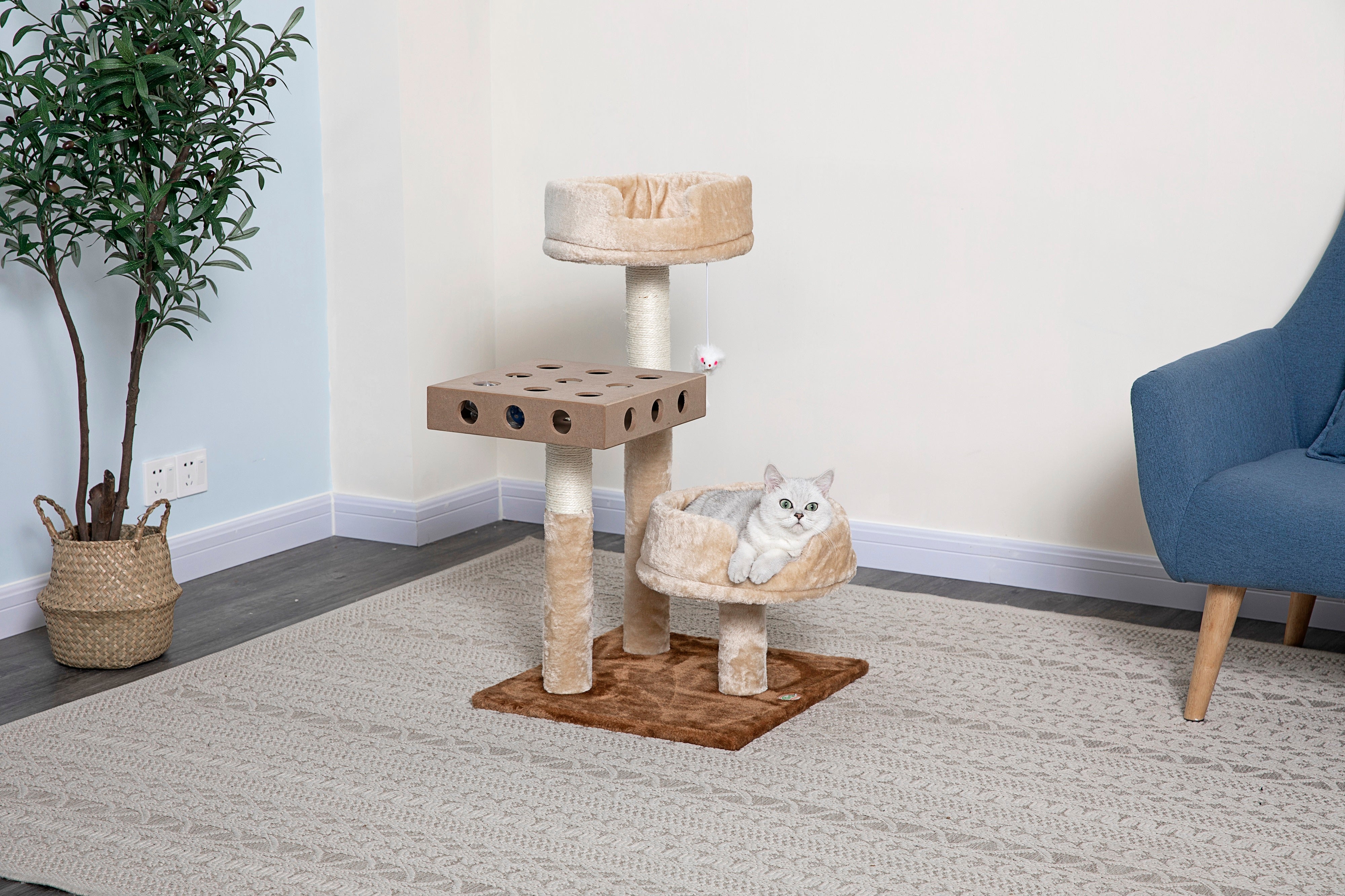 32” IQ Box Cat Tree [SF064]