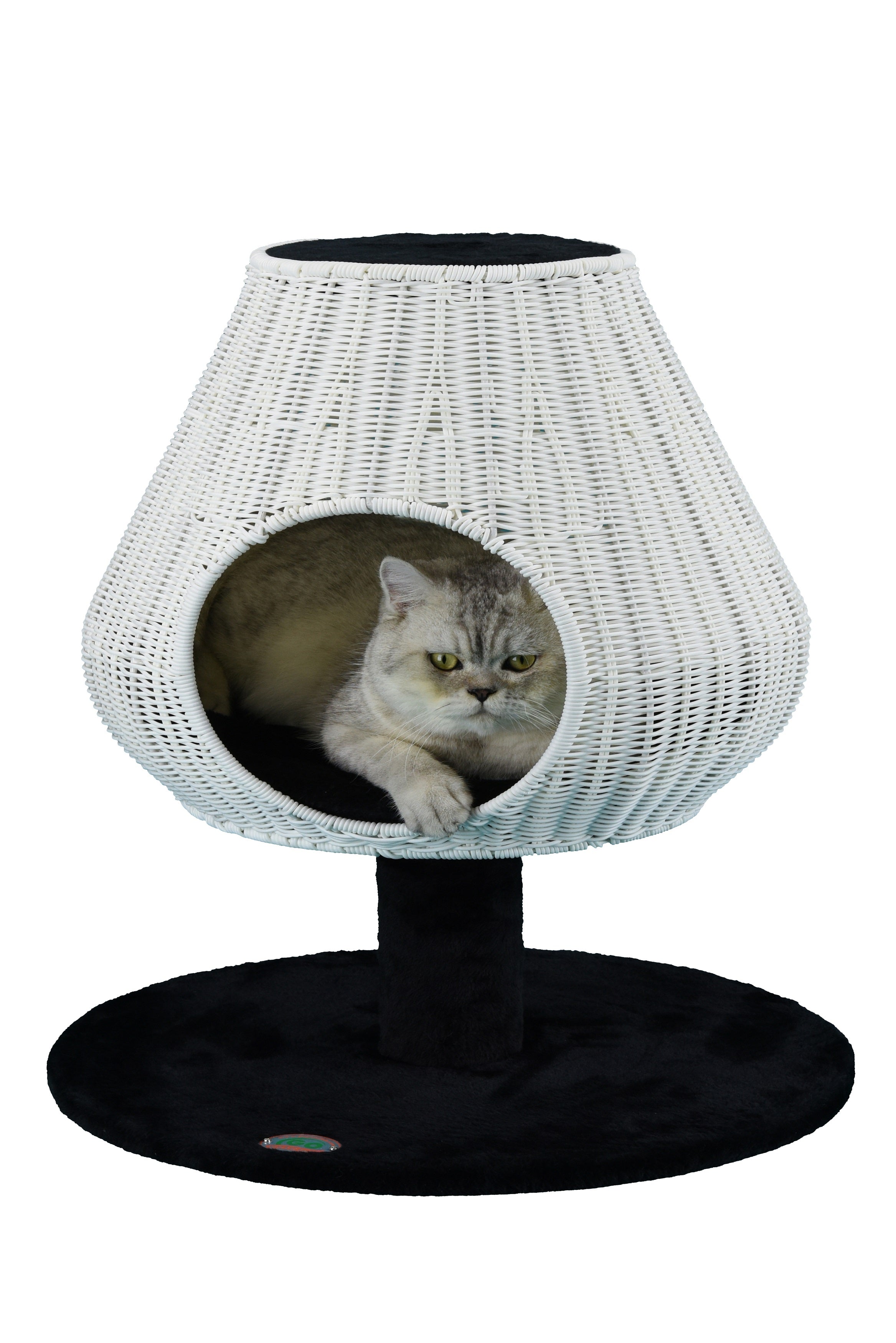 25” Rattan Wicker Cat Tree [SF-084]